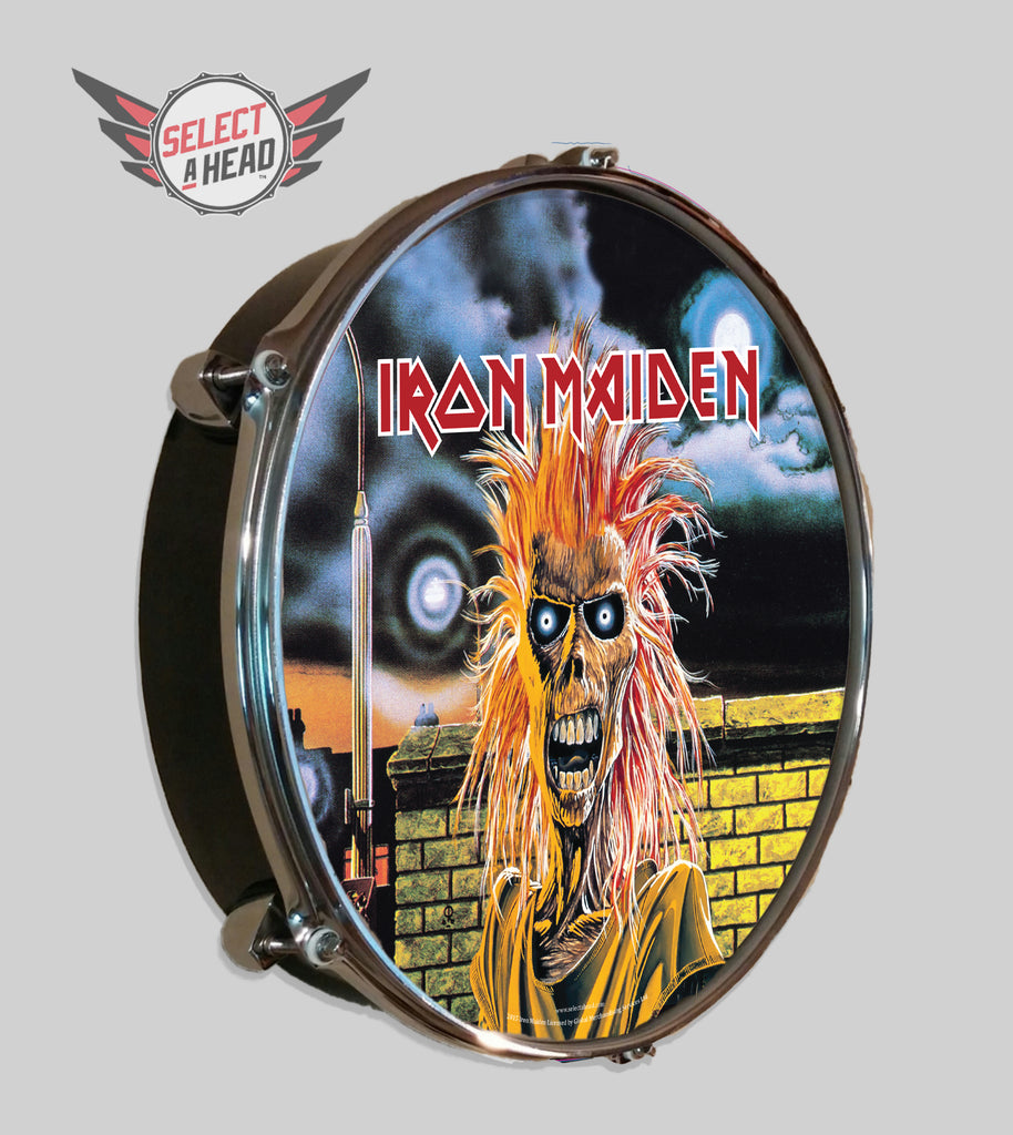 Iron Maiden 1980 - Select a Head Drum Display