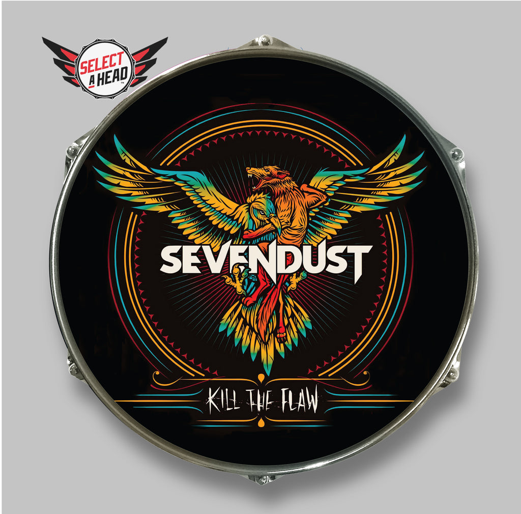Sevendust Kill the Flaw - Select a Head Drum Display