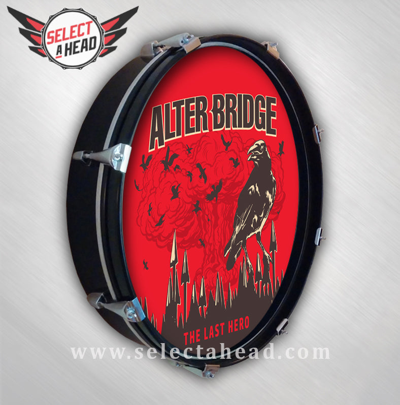 Alter Bridge The Last Hero Alternative - Select a Head Drum Display