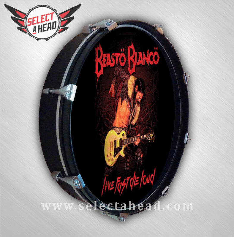 Beasto Blanco - Select a Head Drum Display
