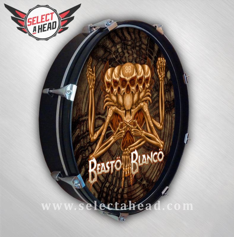 Beasto Blanco - Select a Head Drum Display
