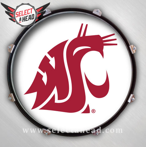 Personalized Washington State University Drum Display