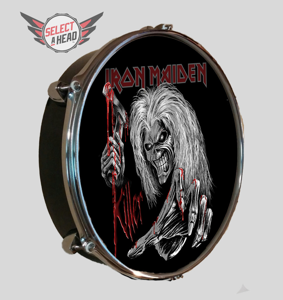 Iron Maiden  Eddie - Killer - Select a Head Drum Display