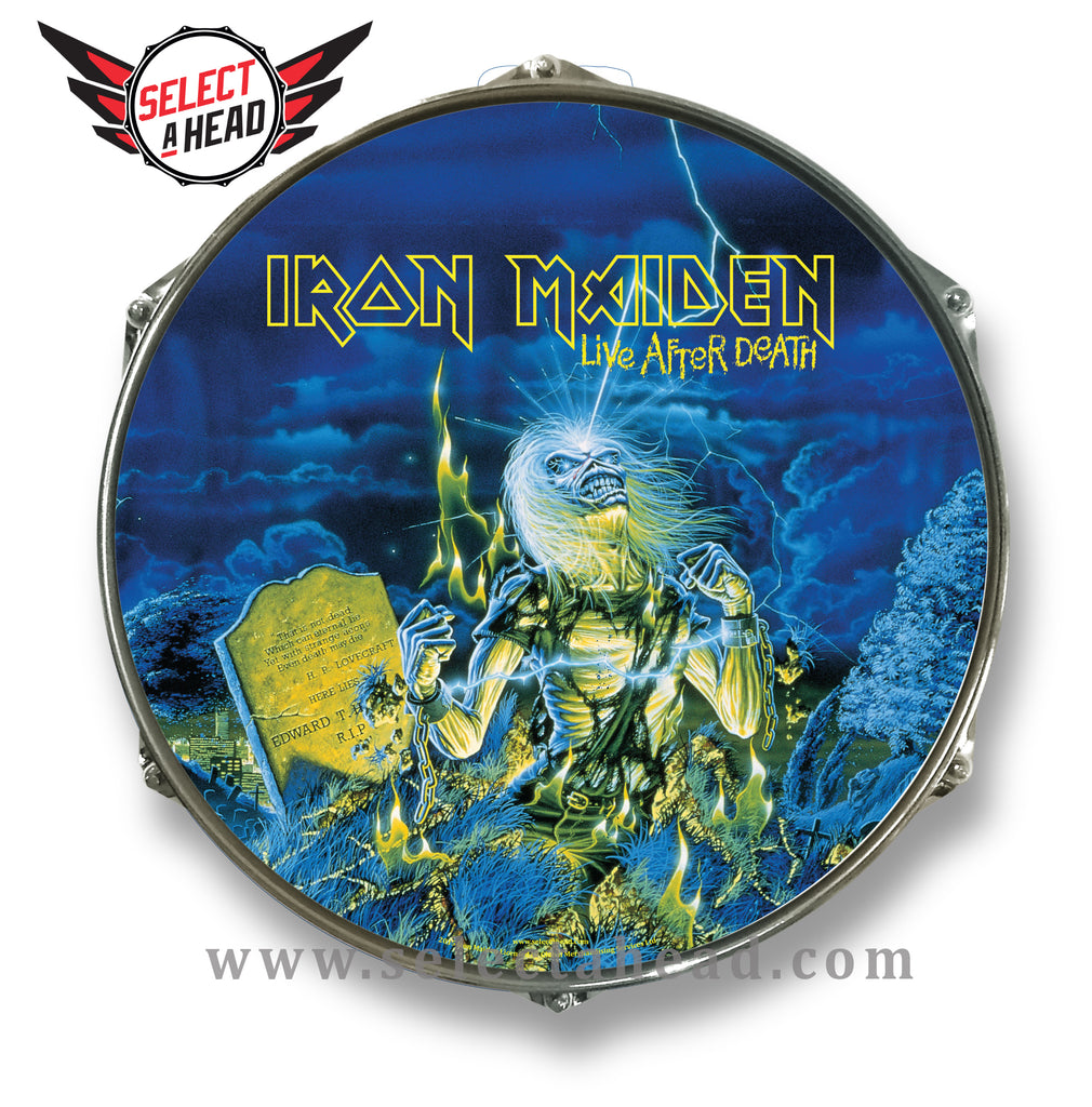 Iron Maiden Live After Death - Select a Head Drum Display