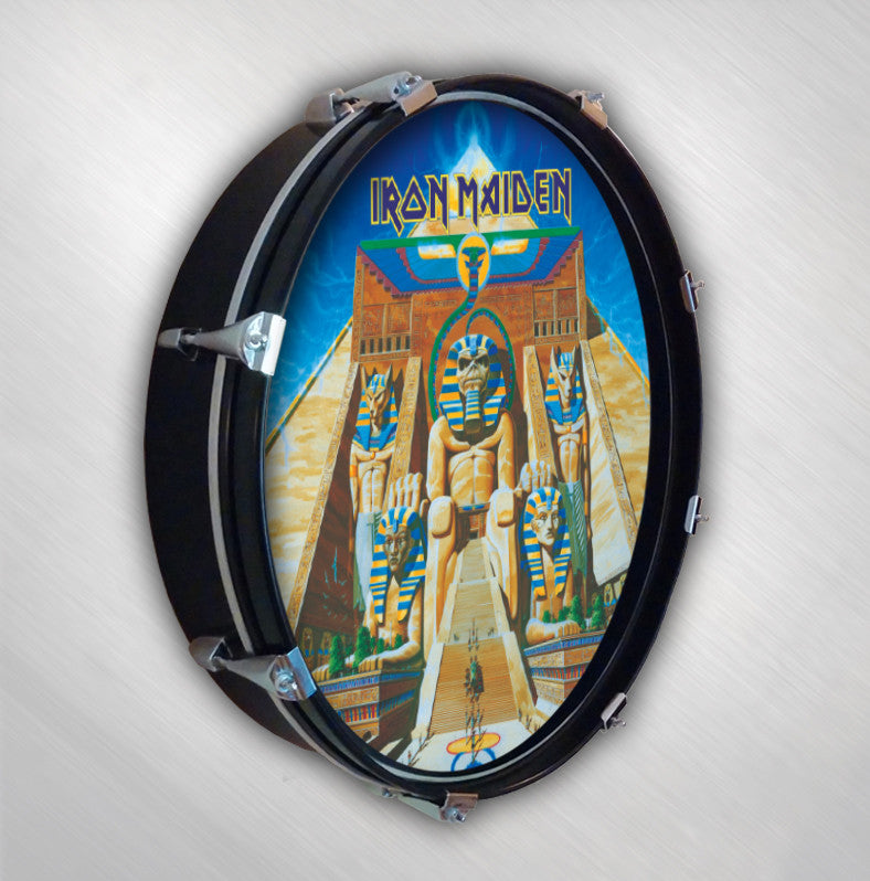 Iron Maiden Powerslave - Select a Head Drum Display