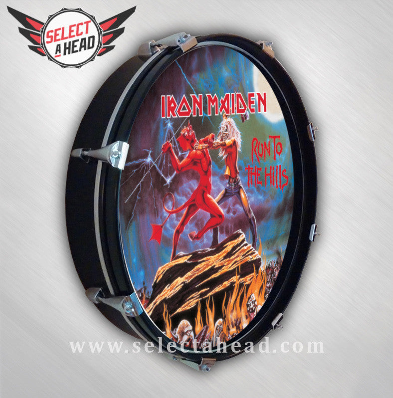 Iron Maiden Run to the Hills - Select a Head Drum Display