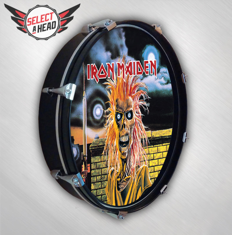 Iron Maiden 1980 - Select a Head Drum Display