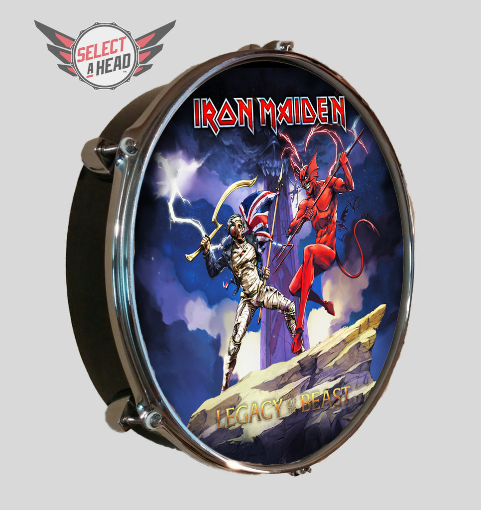 Iron Maiden  Legacy of the Beast - Select a Head Drum Display