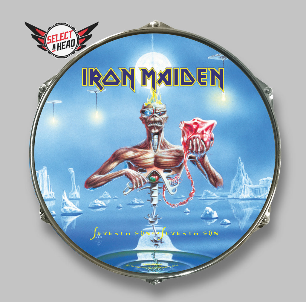 Iron Maiden Seventh Son of a Seventh Son - Select a Head Drum Display