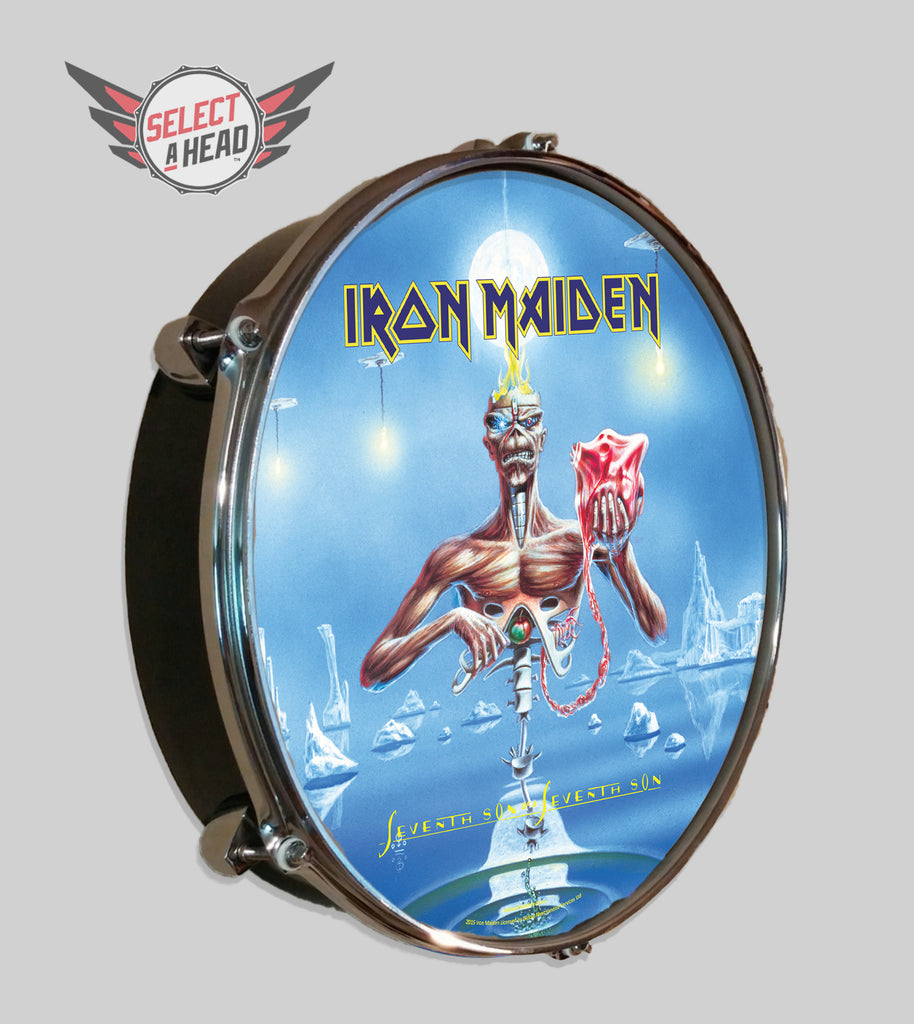Iron Maiden Seventh Son of a Seventh Son - Select a Head Drum Display