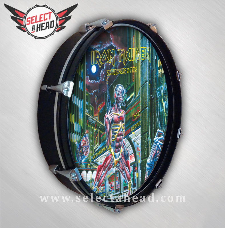 Iron Maiden Somewhere in Time - Select a Head Drum Display