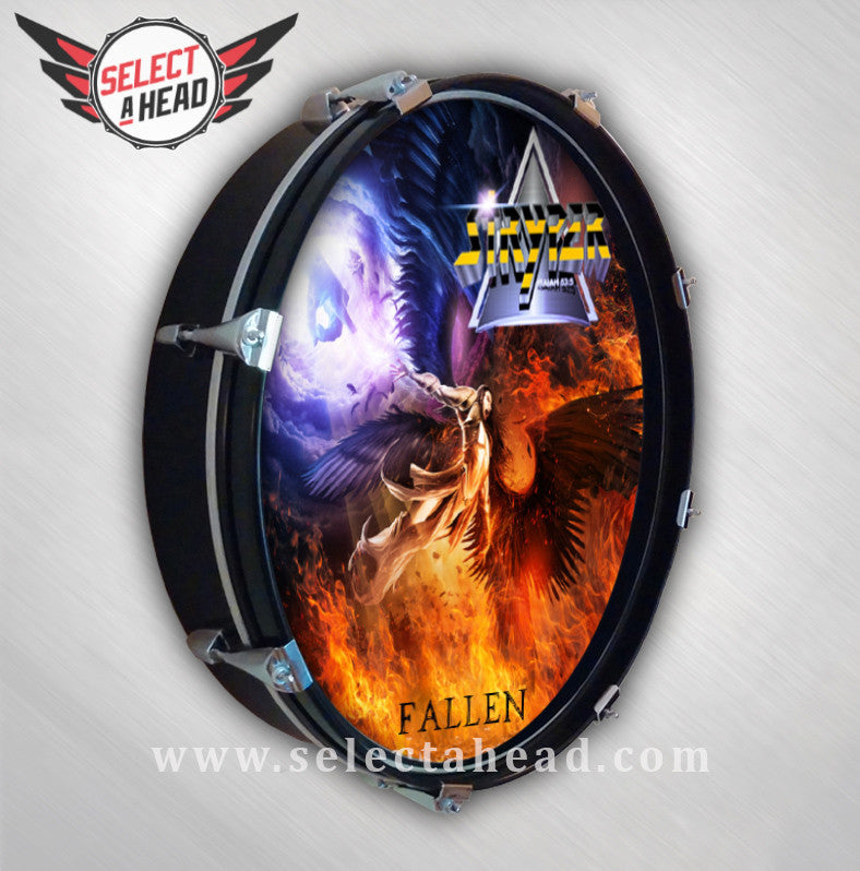 Stryper Fallen - Select a Head Drum Display