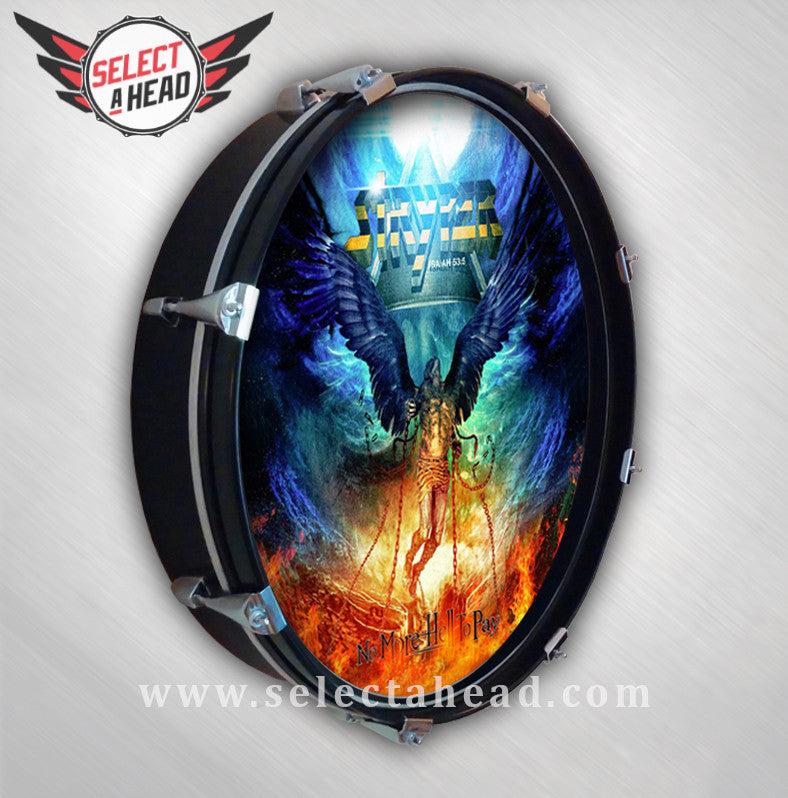 Stryper No More Hell to Pay - Select a Head Drum Display