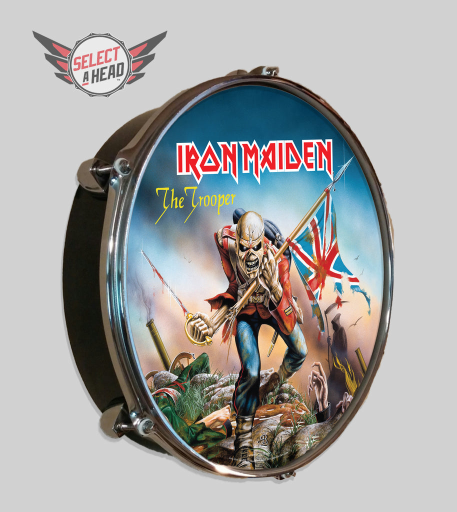 Iron Maiden The Trooper - Select a Head Drum Display