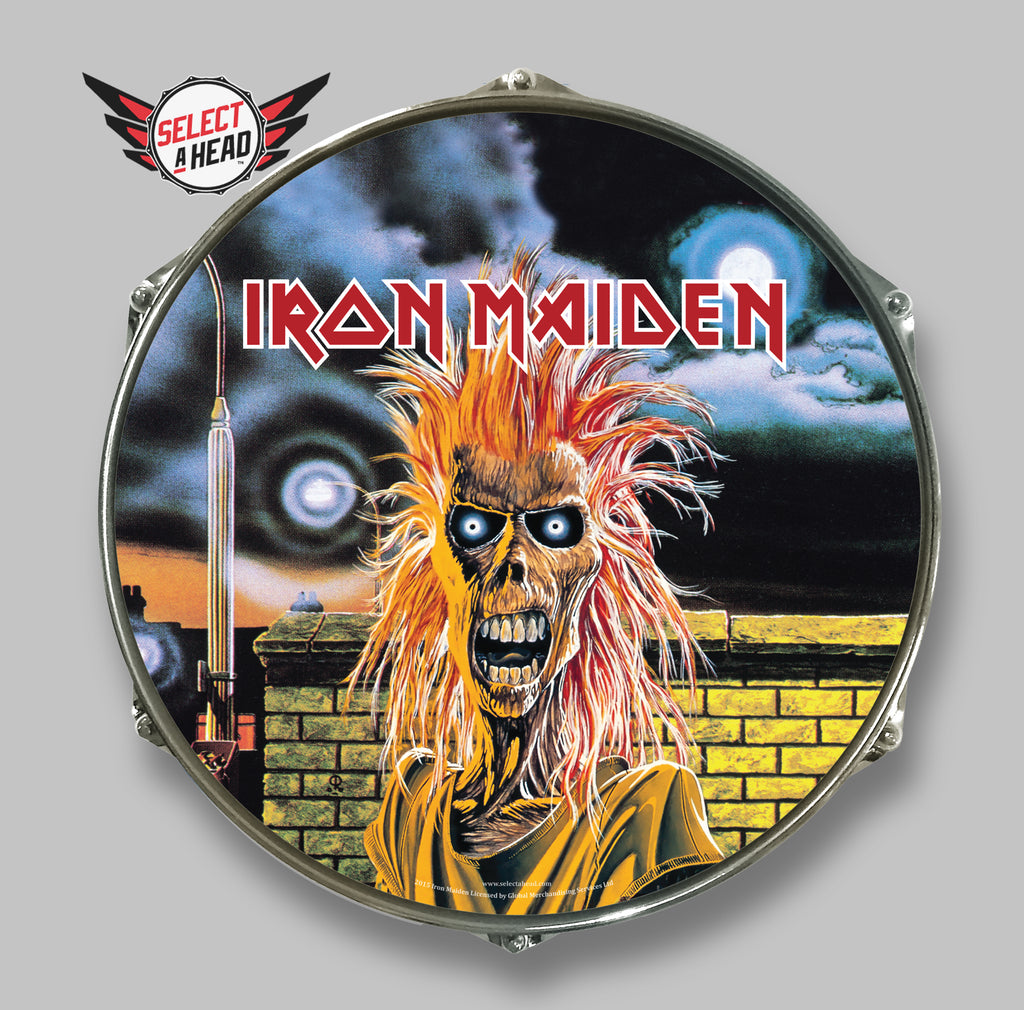 Iron Maiden 1980 - Select a Head Drum Display