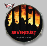 Sevendust All I See Is War - Select a Head Drum Display