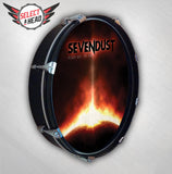 Sevendust Black Out The Sun - Select a Head Drum Display