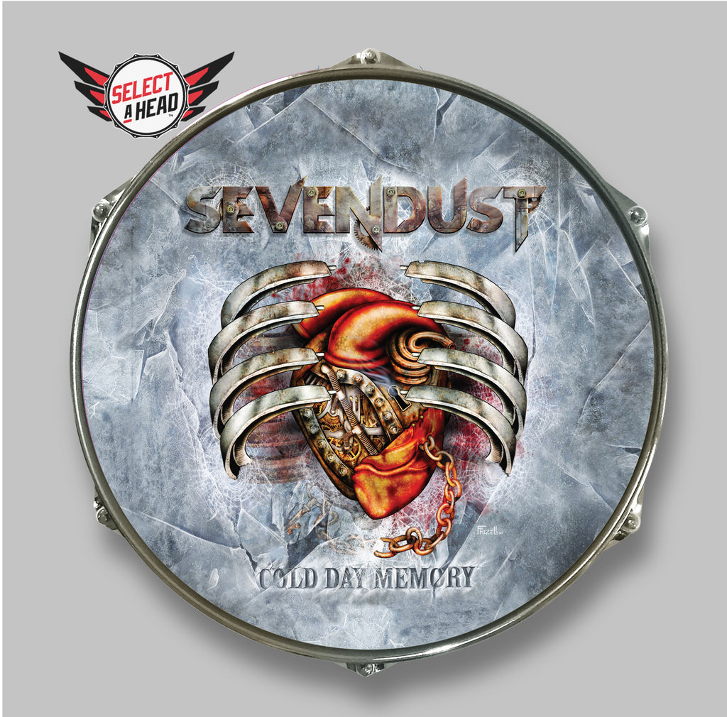 Sevendust Cold Day Memory - Select a Head Drum Display