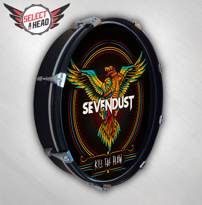 Sevendust Kill the Flaw - Select a Head Drum Display