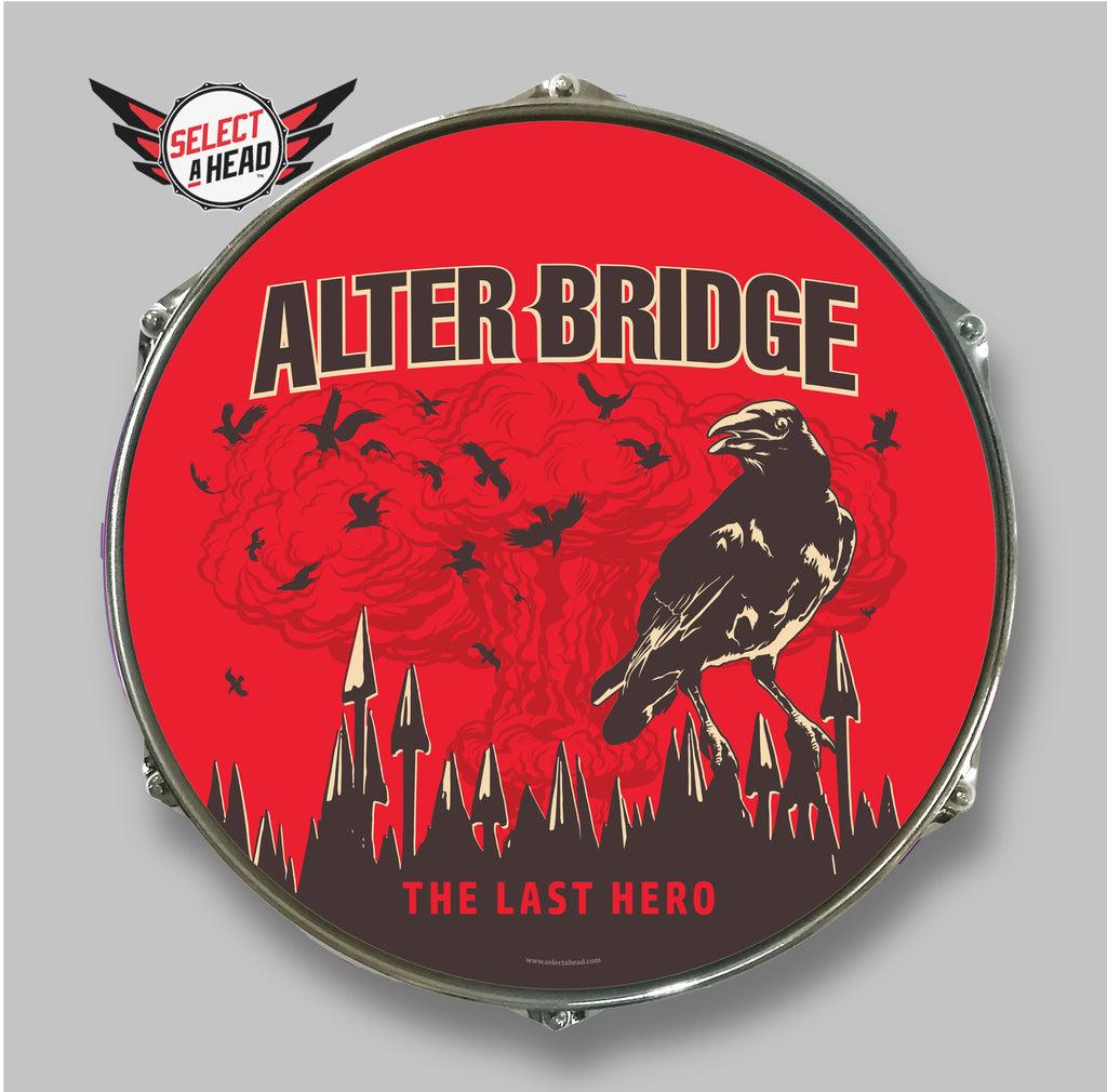 Alter Bridge The Last Hero Alternative - Select a Head Drum Display