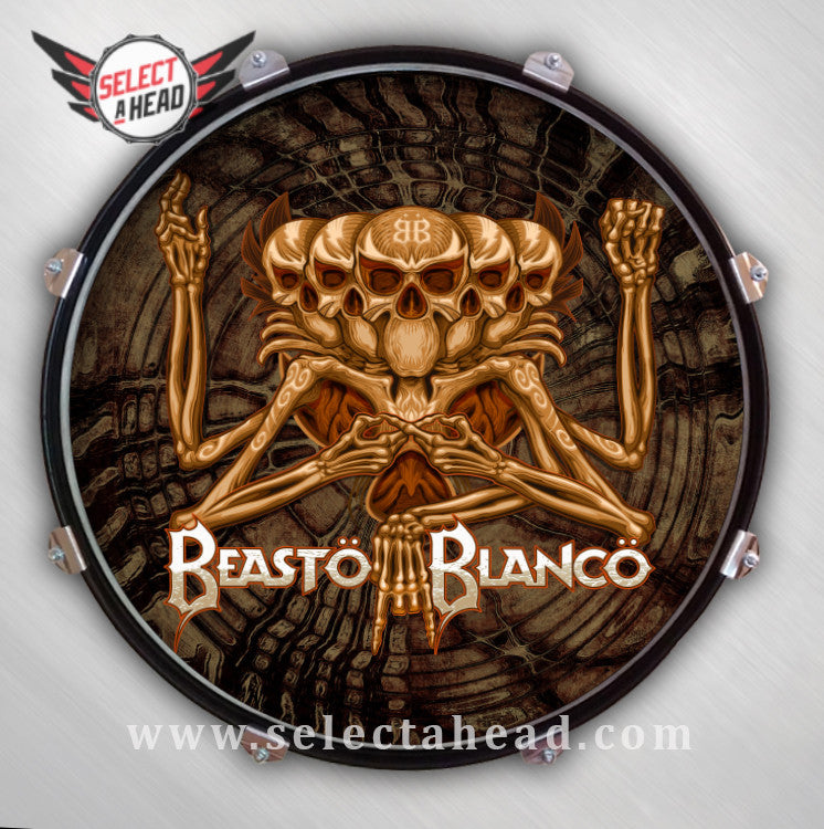 Beasto Blanco - Select a Head Drum Display