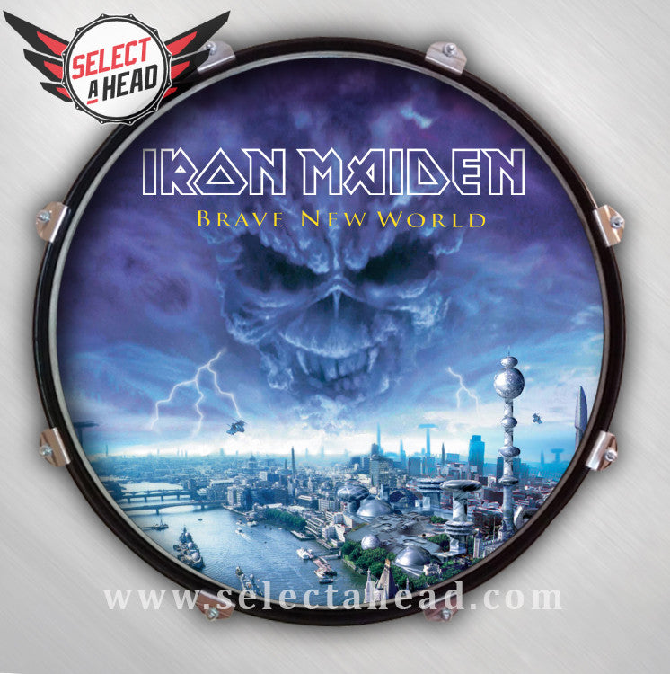 Iron Maiden Brave New World - Select a Head Drum Display