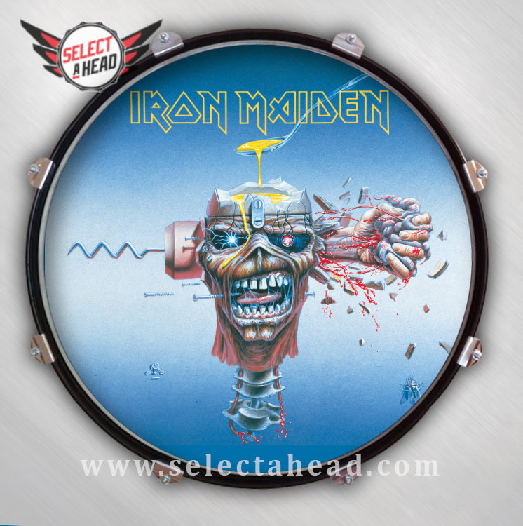 Iron Maiden Can I Play With Madness - Select a Head Drum Display