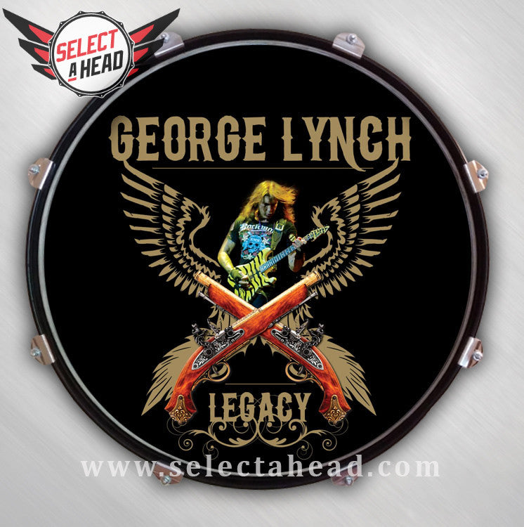 George Lynch Legacy - Select a Head Drum Display