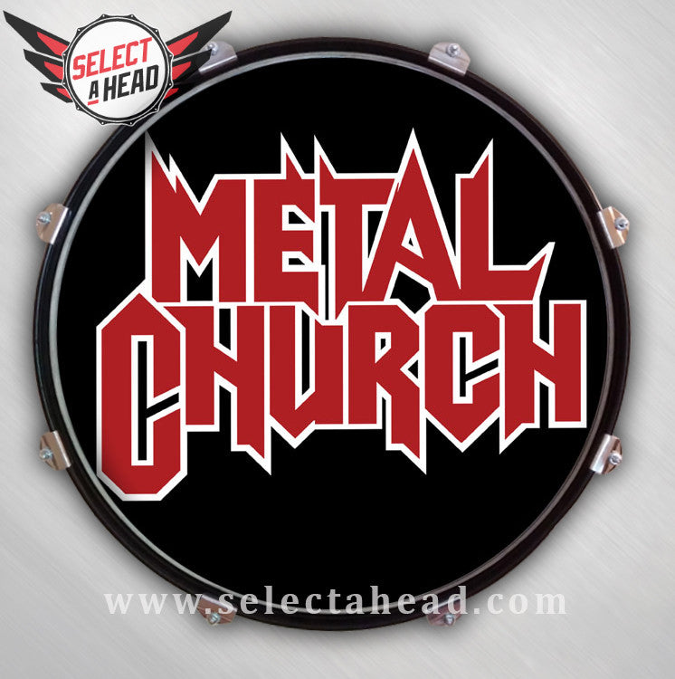 Metal Church - Select a Head Drum Display