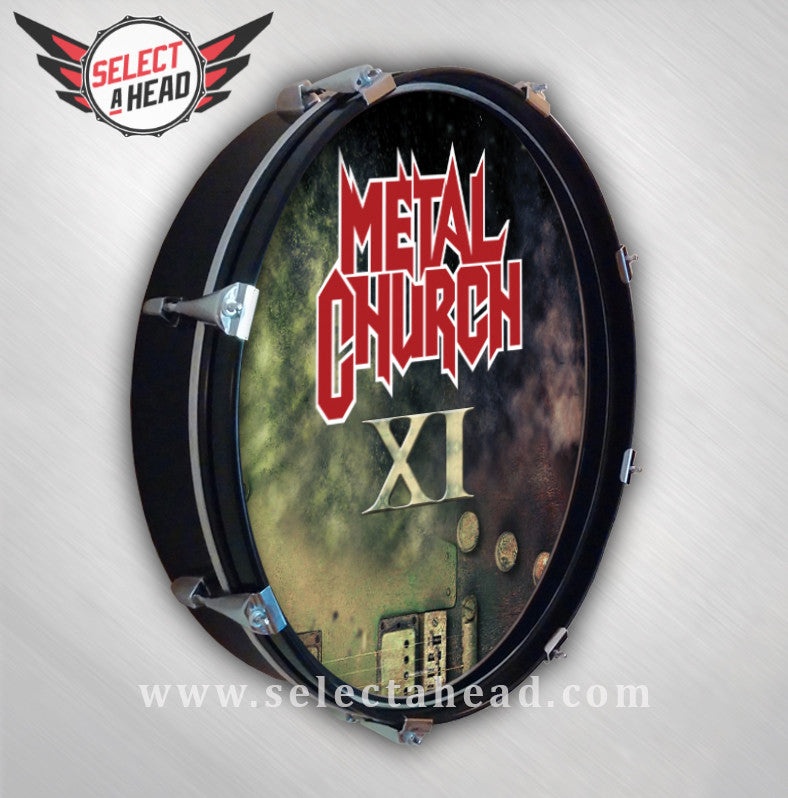 Metal Church XI - Select a Head Drum Display