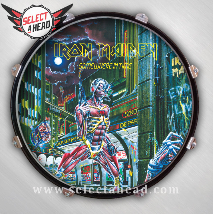 Iron Maiden Somewhere in Time - Select a Head Drum Display