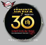 SIGNED - Stryper To Hell With The Devil 30th Anniversary - Select a Head Drum Display