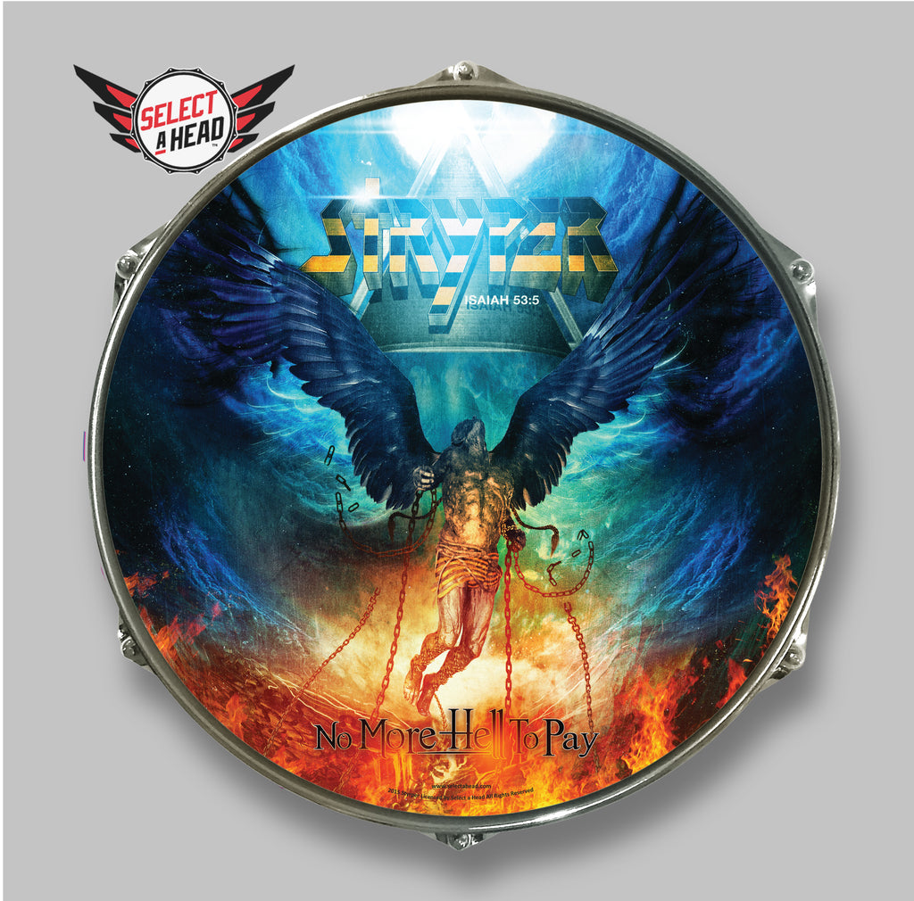 Stryper No More Hell to Pay - Select a Head Drum Display